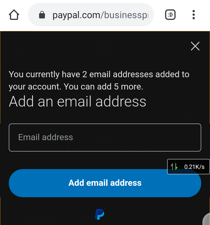 paypal email addresses